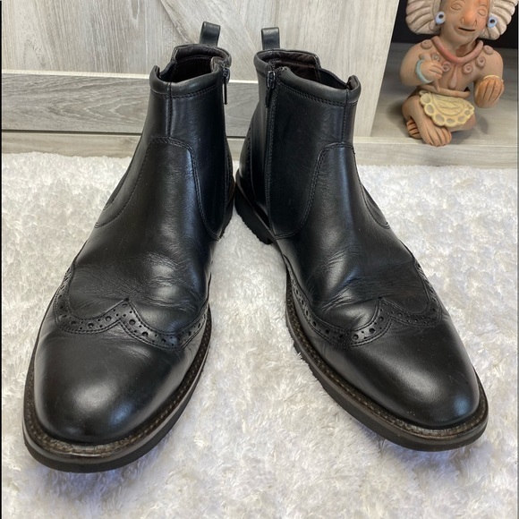 Ecco Other - ECCO Chukka Boot Black Cow Leather EU 45 US 11-11.5